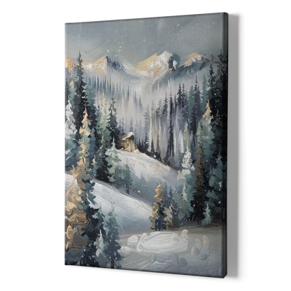 Vail Winter Wonderland - Canvas Print Art Sides