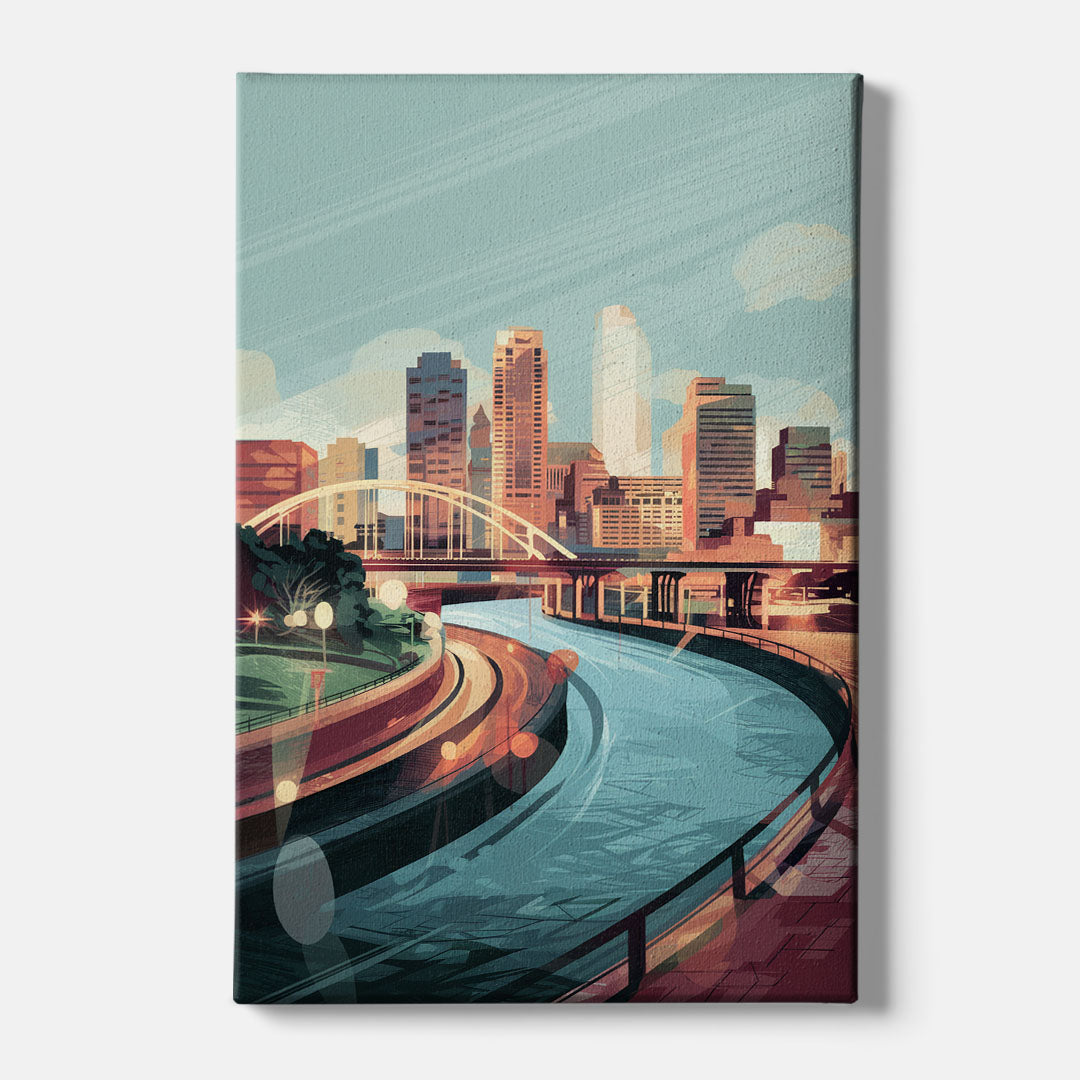 Richmond Riverfront Views - Canvas Wall Art