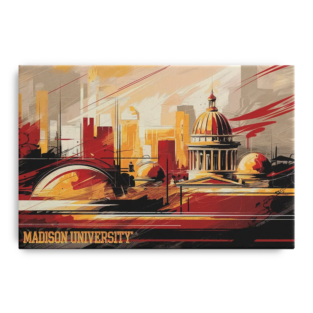Madison University Spirit - Canvas Wall Art