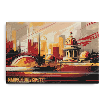 Madison University Spirit - Canvas Wall Art