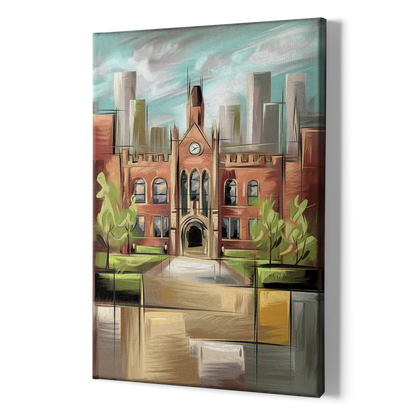 Knoxville College Spirit - Canvas Print Art Sides