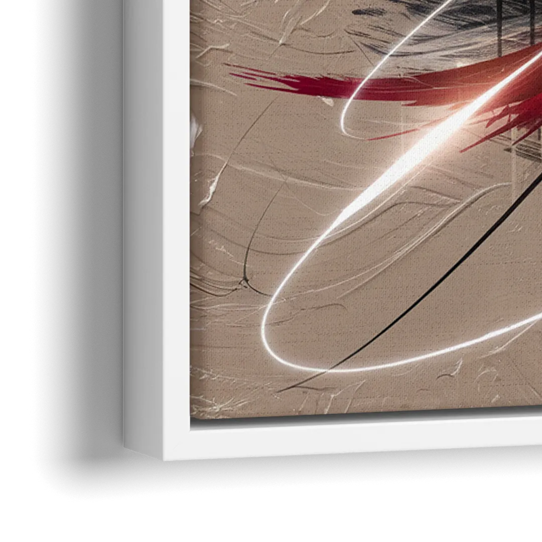 Houston Cougars Passion - Close-Up White Frame Canvas