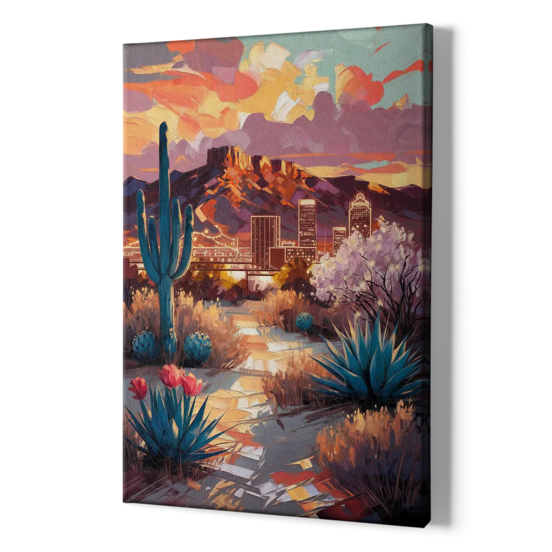 El Paso Cultural Heritage - Canvas Print Art Sides