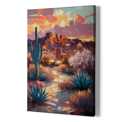 El Paso Cultural Heritage - Canvas Print Art Sides