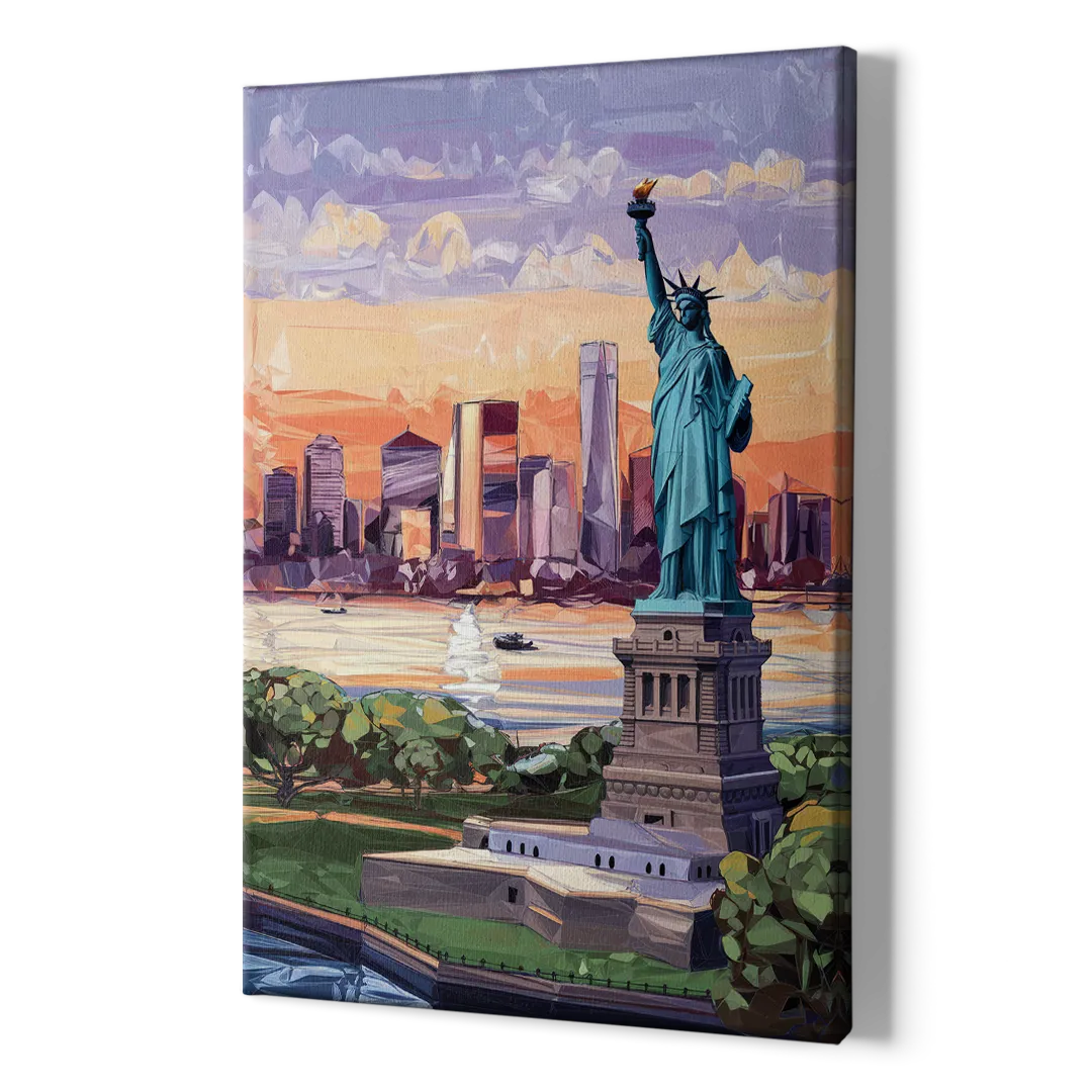Jersey City Liberty State Park - Canvas Print Art Sides