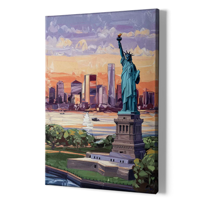 Jersey City Liberty State Park - Canvas Print Art Sides