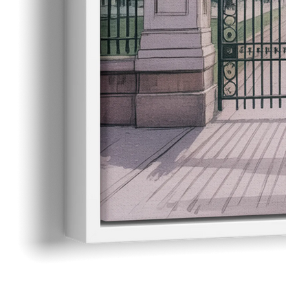 Trinity Bellwoods Park - Close-Up White Frame Canvas