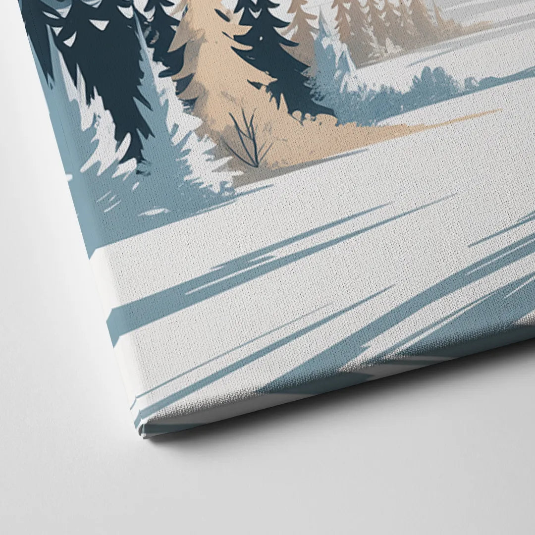 Whistler Winter Wonderland Canvas Close Up
