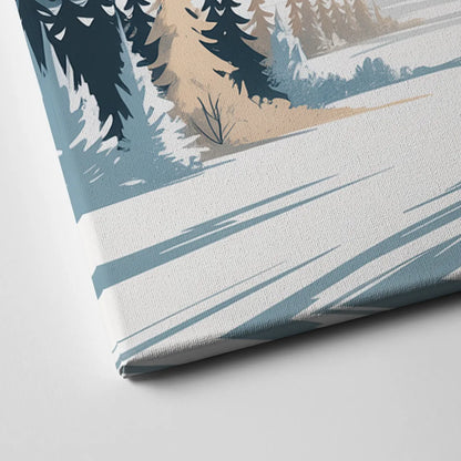 Whistler Winter Wonderland Canvas Close Up
