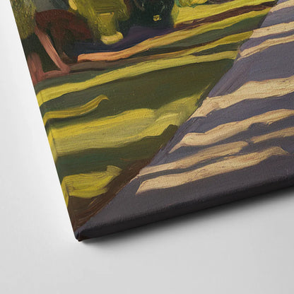 Savannah Oak Trees and Moss Canvas Close Up