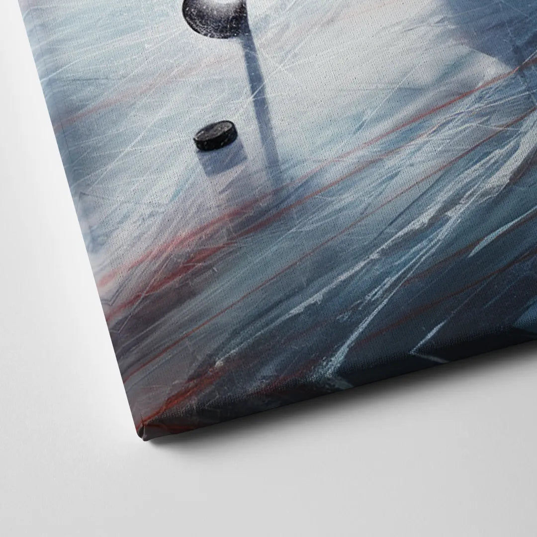 New York City Rangers Hockey Canvas Close Up