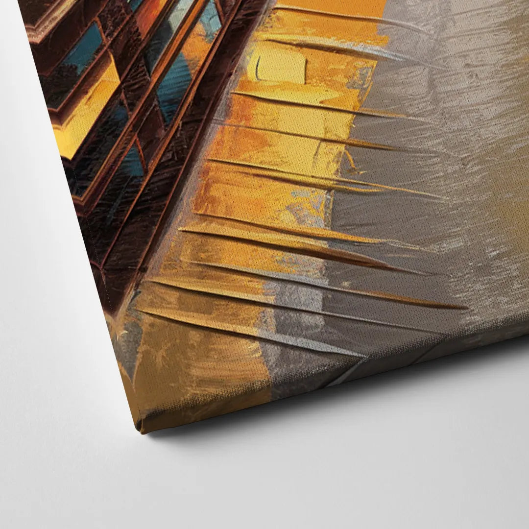 Pittsburgh City of Bridges Canvas Close Up