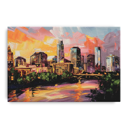Austin Urban Charm - Canvas Wall Art
