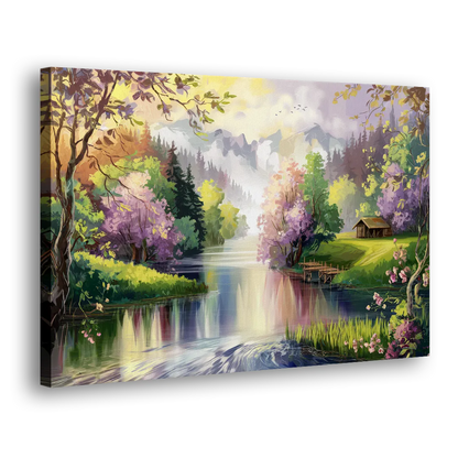 New Hope Scenic River Views - Canvas Print Art Sides
