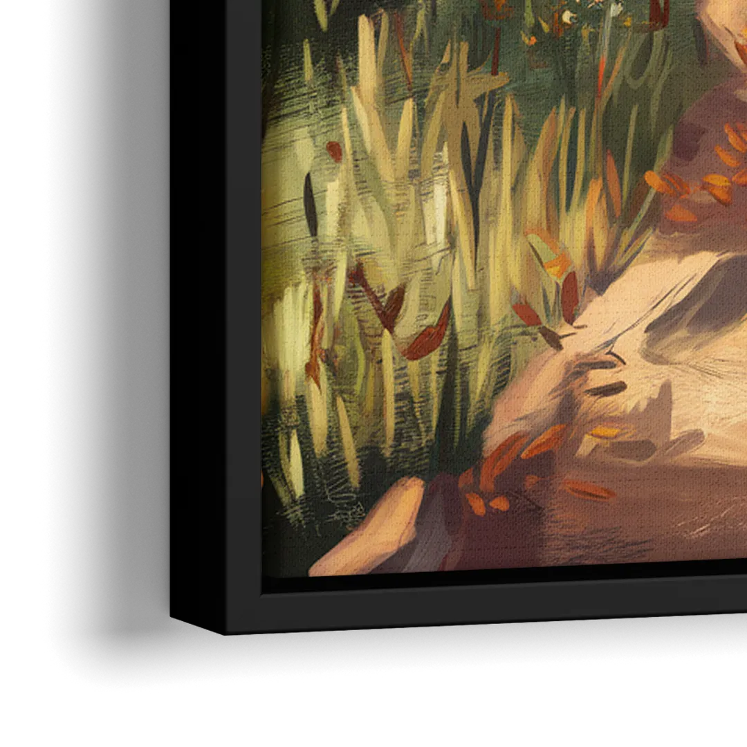 Joseph Nature Trails - Close-Up Black Frame Canvas