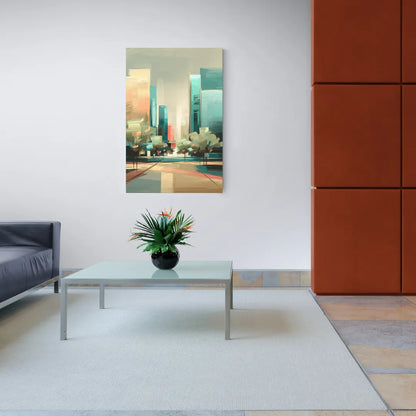 Dallas Arts District - Canvas Wall Art Living Room