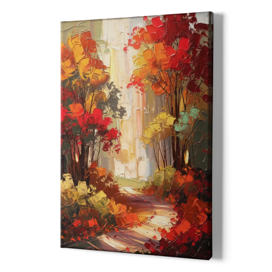 Traverse City Autumn Foliage - Canvas Print Art Sides