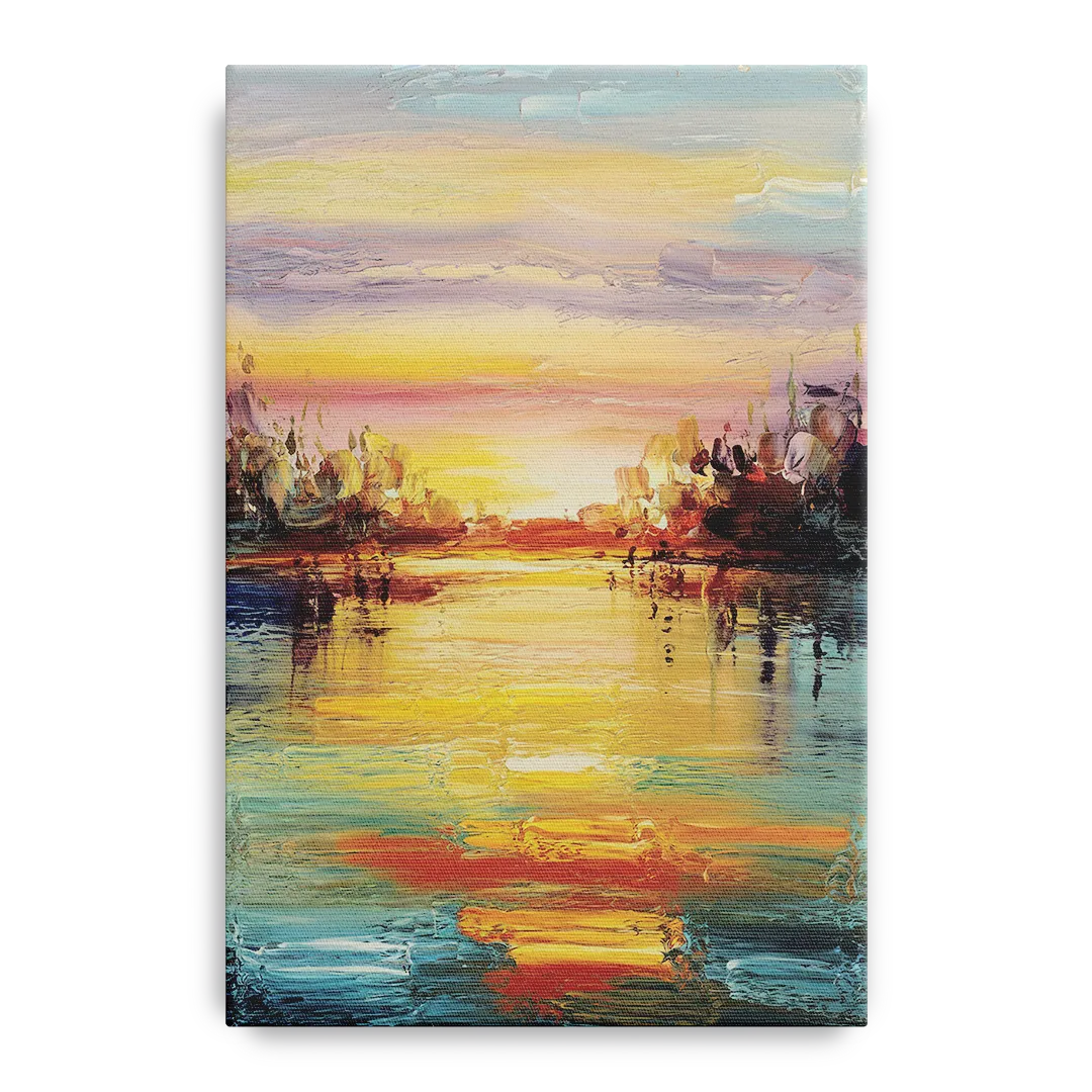 Buffalo Lake Erie Horizon - Canvas Wall Art