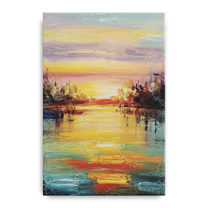 Buffalo Lake Erie Horizon - Canvas Wall Art