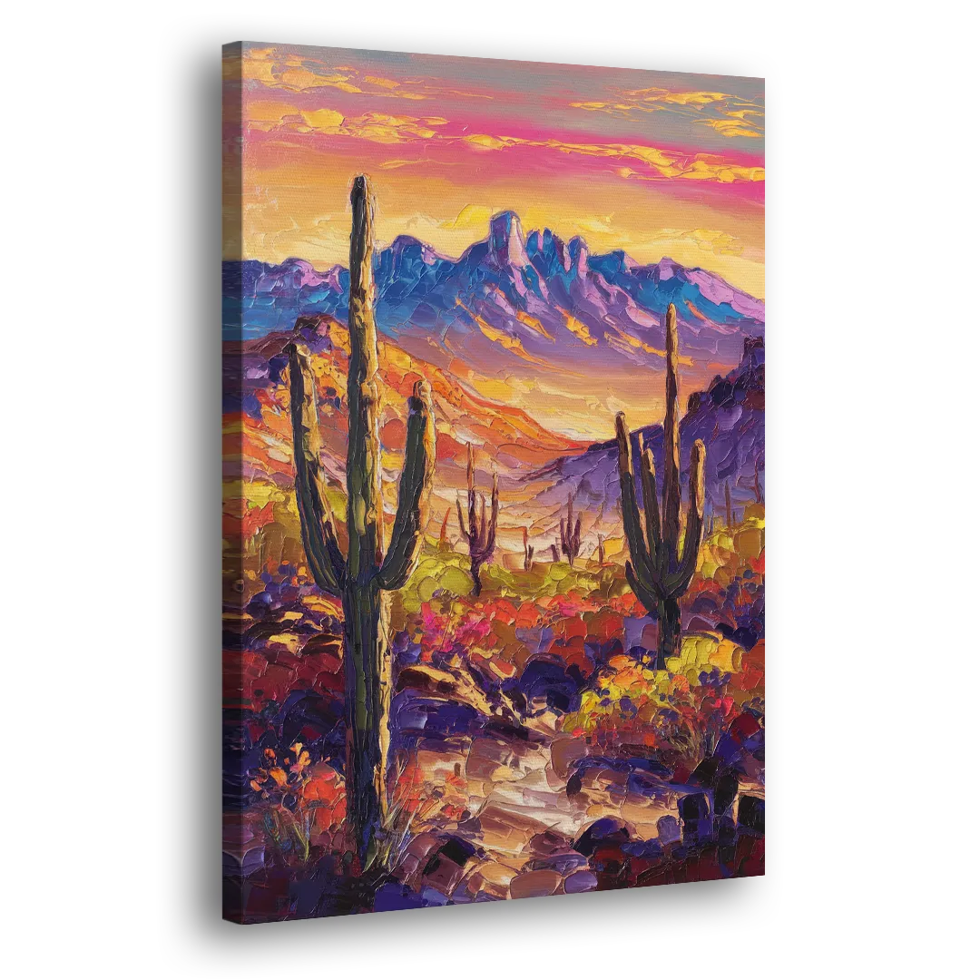 Phoenix Arizona Scenic Views - Canvas Print Art Sides