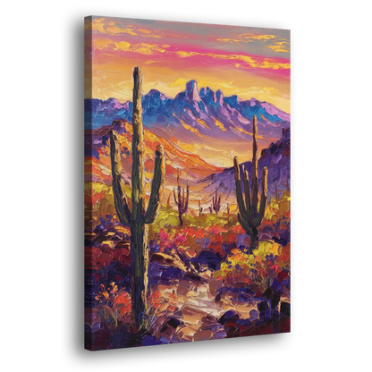 Phoenix Arizona Scenic Views - Canvas Print Art Sides
