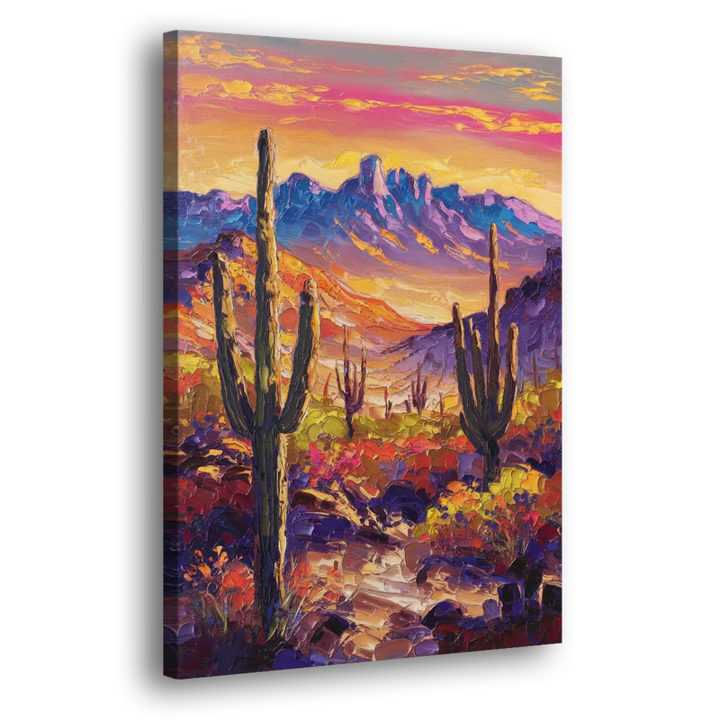Phoenix Arizona Scenic Views - Canvas Print Art Sides