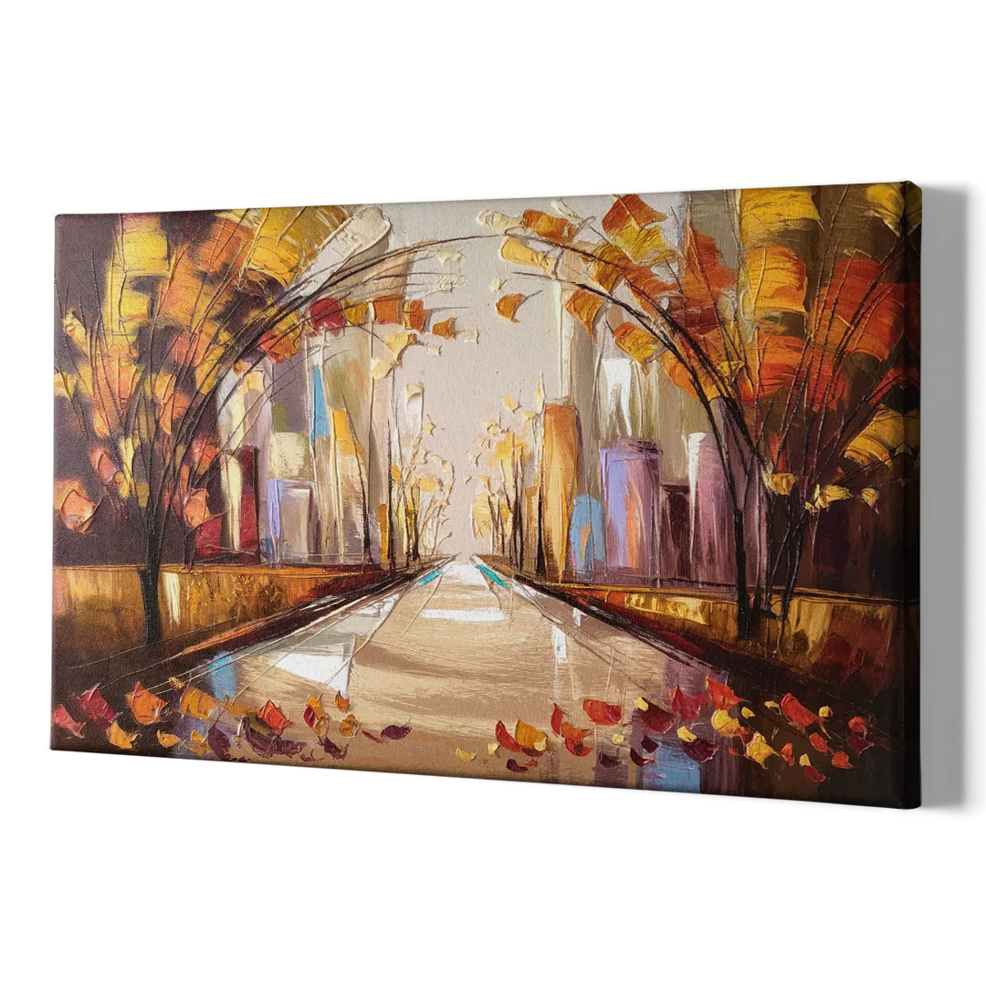 New York City Central Park Autumn - Canvas Print Art Sides