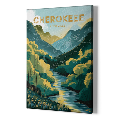 Knoxville Cherokee Heritage - Canvas Print Art Sides