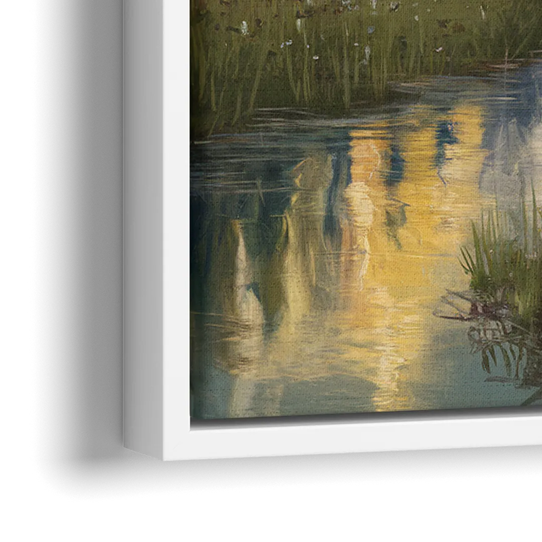 Boise Scenic Outdoors - Close-Up White Frame Canvas