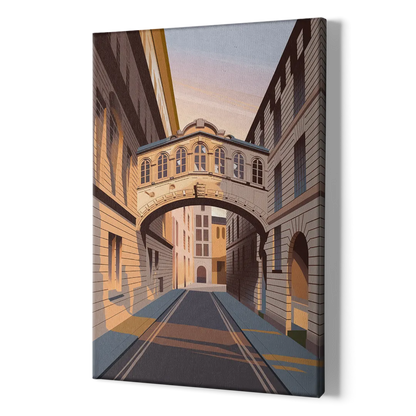 Oxford Bridge of Sighs - Canvas Print Art Sides