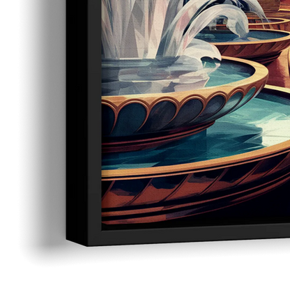 Kansas City Cultural Icons - Close-Up Black Frame Canvas