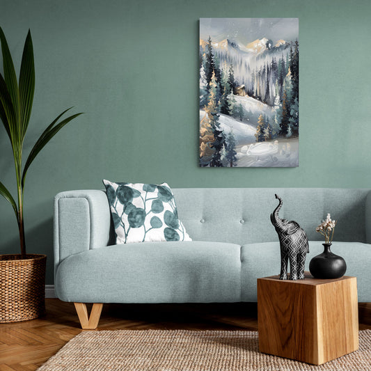 Vail Winter Wonderland - Canvas Wall Art Living Room