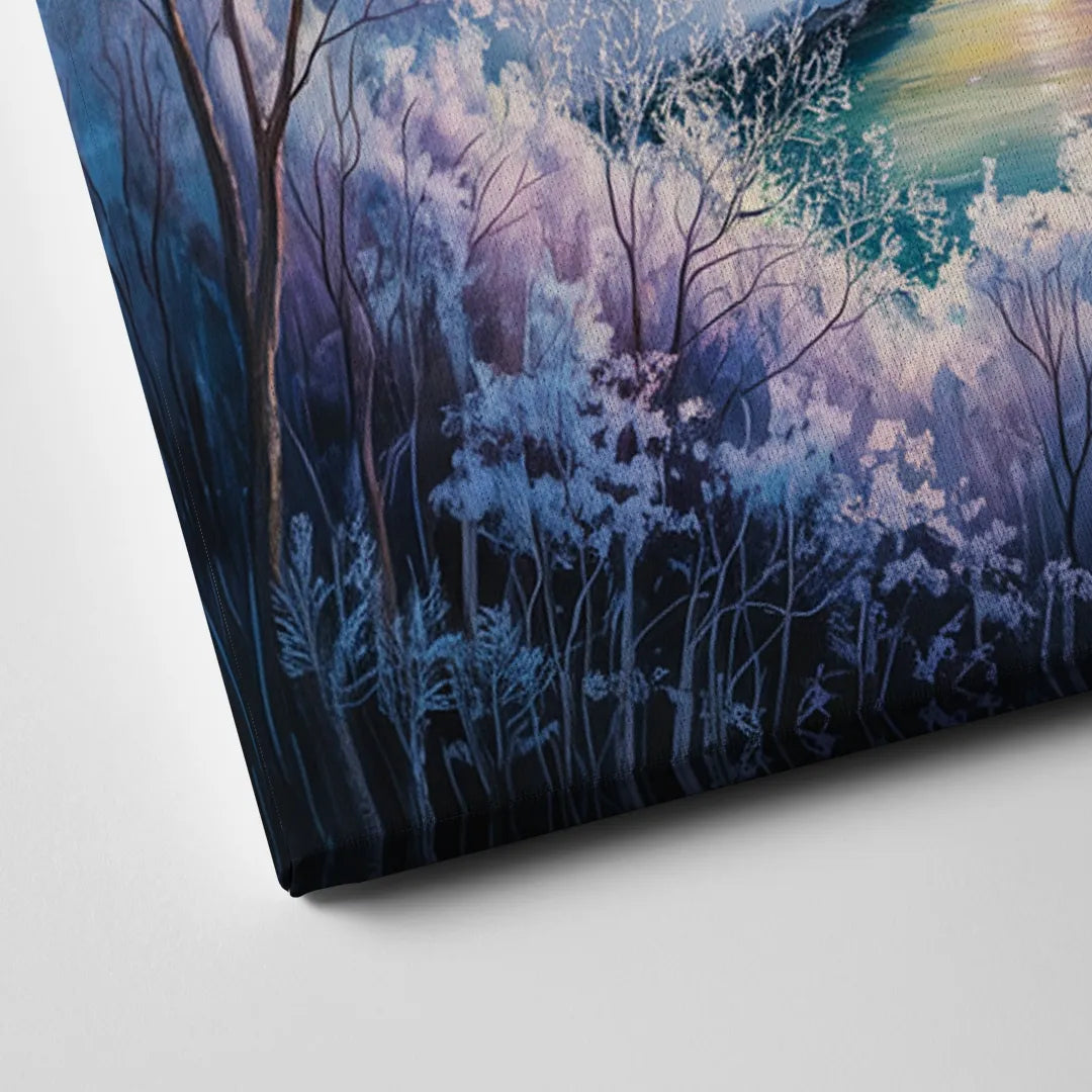 Niagara Falls Winter Freeze Canvas Close Up
