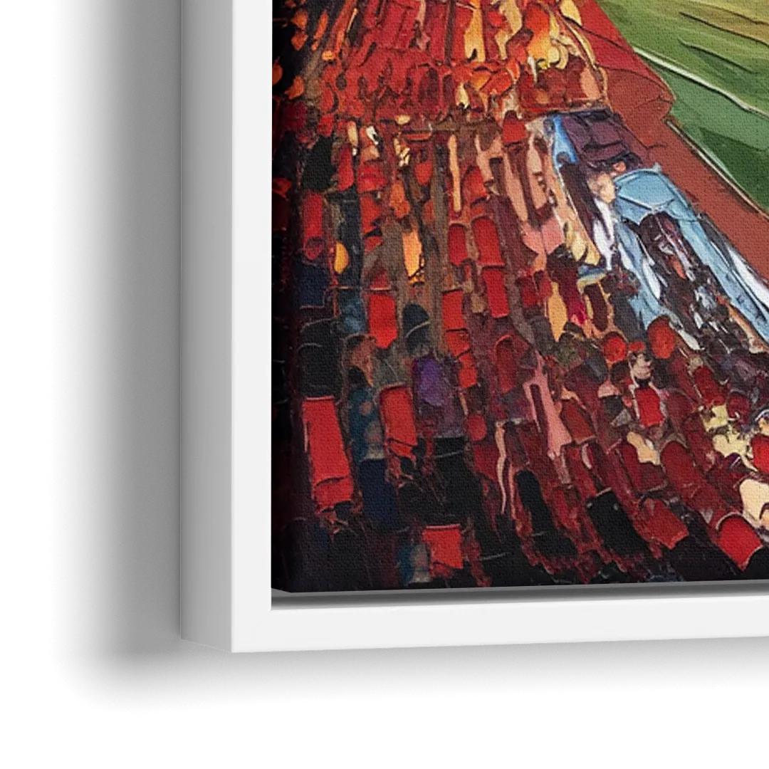 St. Louis Cardinals Stadium - Close-Up White Frame Canvas