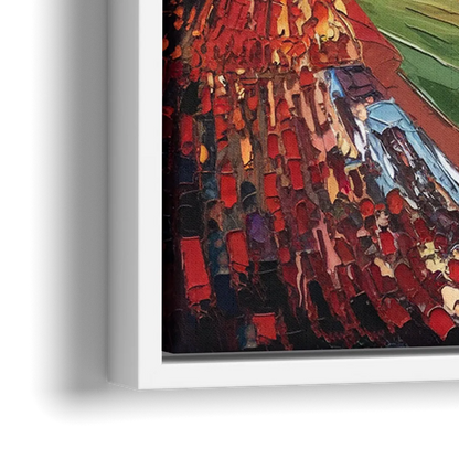 St. Louis Cardinals Stadium - Close-Up White Frame Canvas