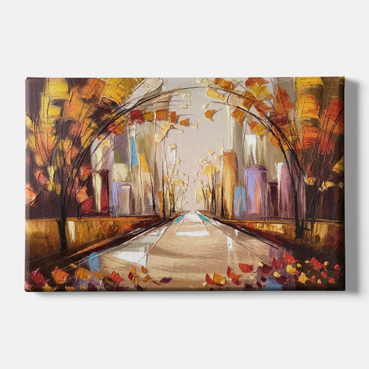 New York City Central Park Autumn - Canvas Wall Art