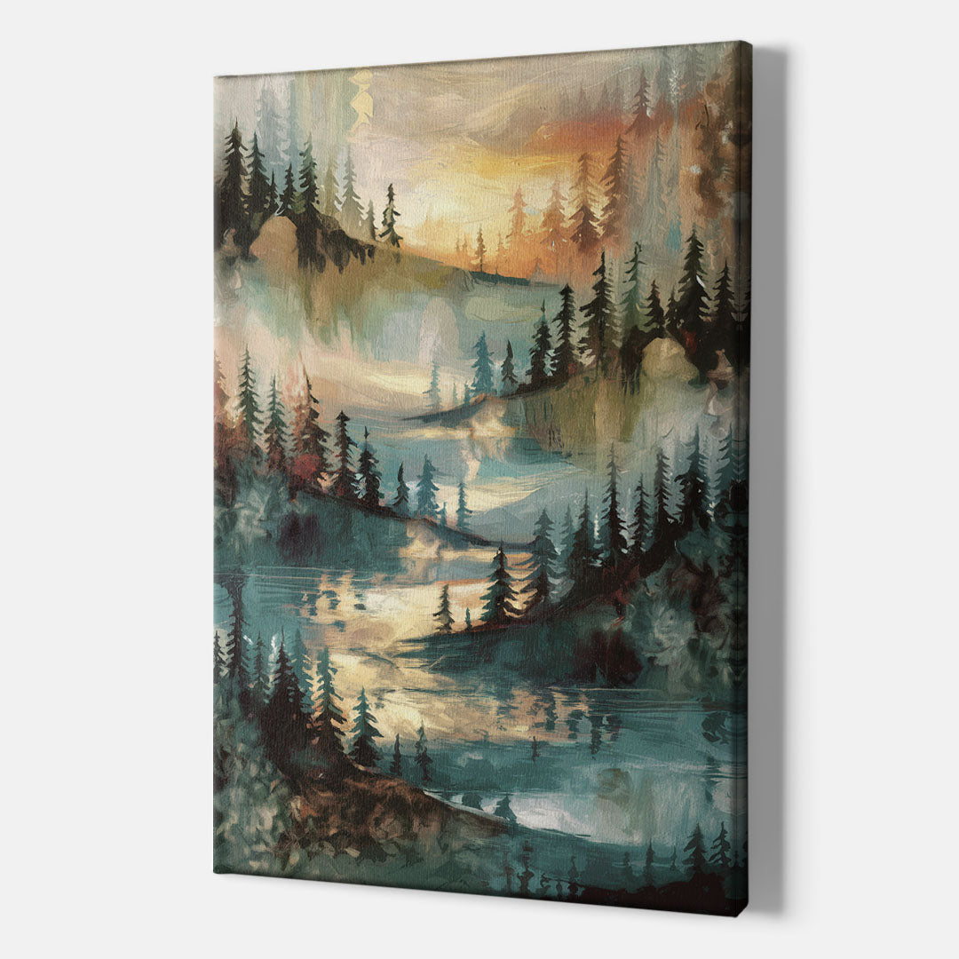 Burlington Captivating Landscapes - Canvas Wall Art Indoor