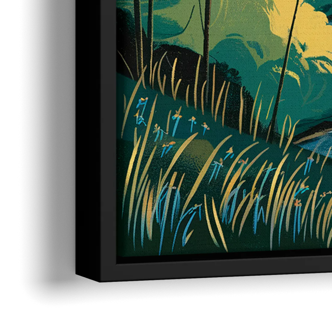 Knoxville Cherokee Heritage - Close-Up Black Frame Canvas