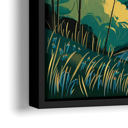 Knoxville Cherokee Heritage - Close-Up Black Frame Canvas