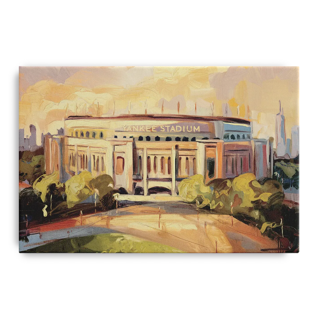 New York City Yankee Stadium - Canvas Wall Art