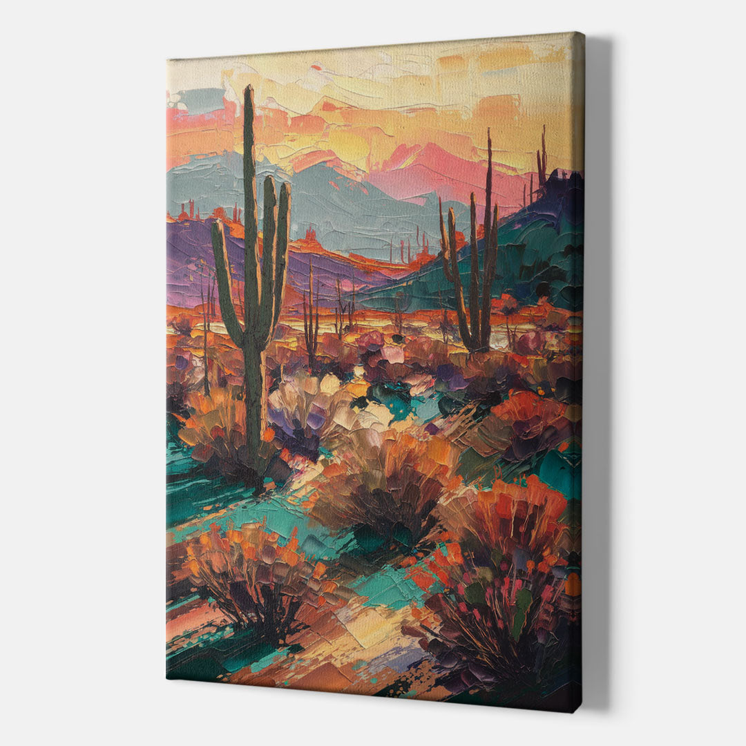 Tucson Sonoran Desert - Canvas Wall Art Indoor