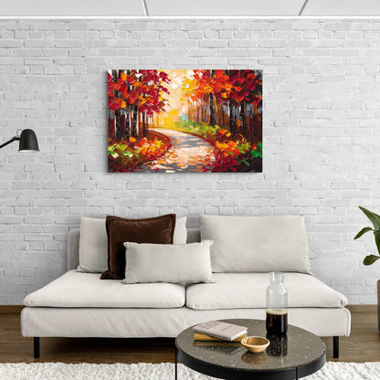 Ashland Autumn Forest - Canvas Wall Art Living Room