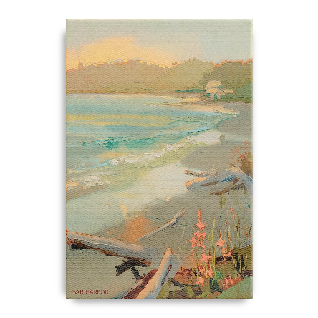 Bar Harbor Coastal Serenity - Canvas Wall Art