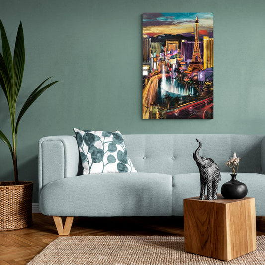 Las Vegas Iconic Strip - Canvas Wall Art Living Room