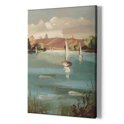 Madison Lake Mendota Serenity - Canvas Print Art Sides