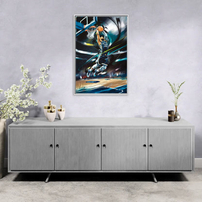 Memphis Grizzlies Spirit - Living Room White Frame Canvas