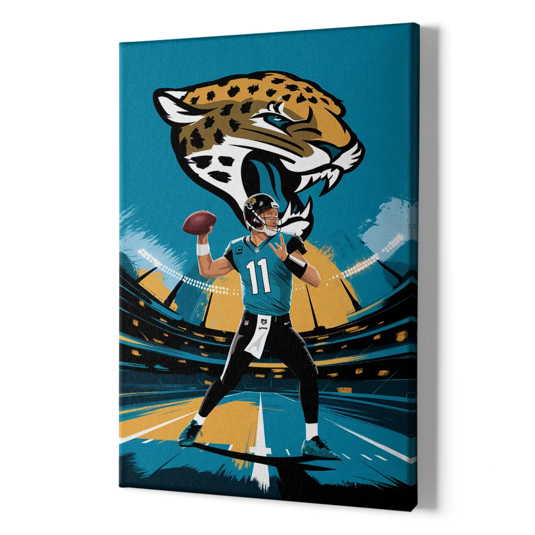 Jacksonville Jaguars Fans - Canvas Print Art Sides