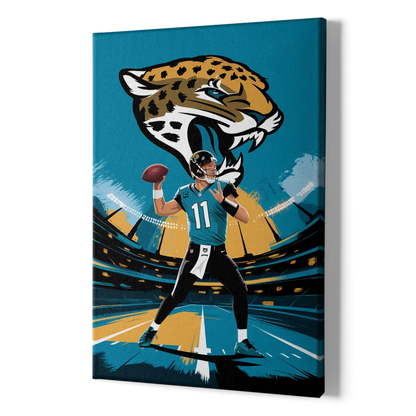 Jacksonville Jaguars Fans - Canvas Print Art Sides