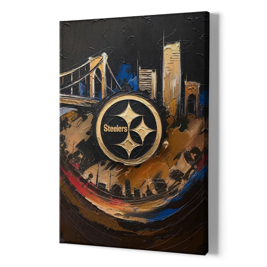Pittsburgh Steelers Fan Pride - Canvas Print Art Sides