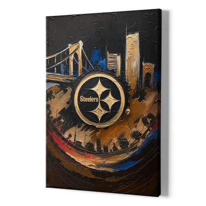 Pittsburgh Steelers Fan Pride - Canvas Print Art Sides